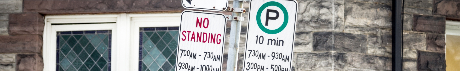 Parking signs